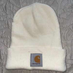 White Carhartt Beanie
